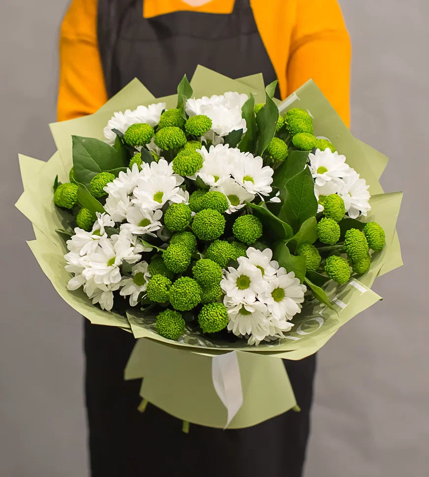 картинка Букет «Чудесные хризантемы» от магазина ЦВЕТТОРГ