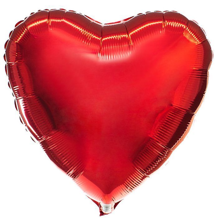 картинка Фольгированный шар "Сердце красное" от магазина ЦВЕТТОРГ