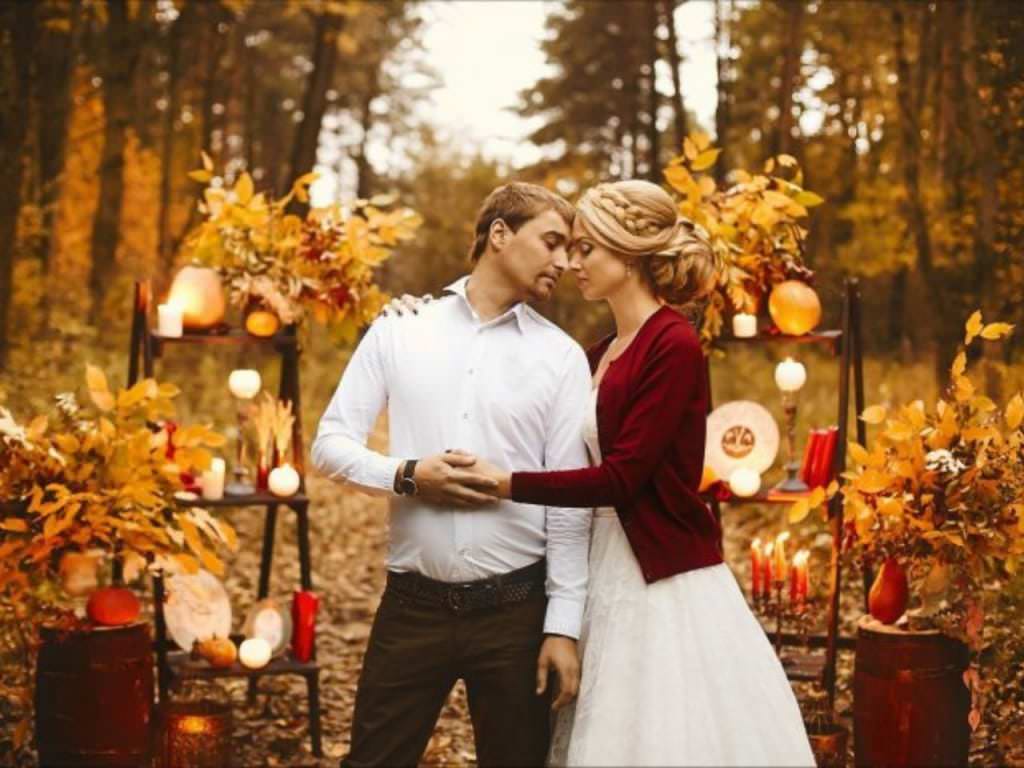 Осенняя свадебная флористика 