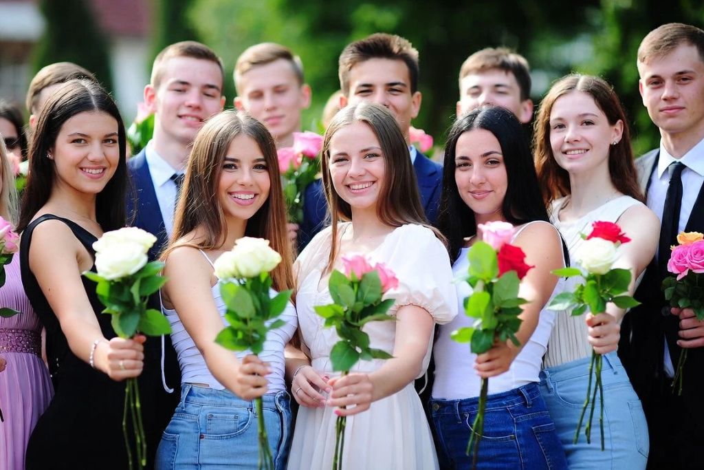 Цветы для выпускниц