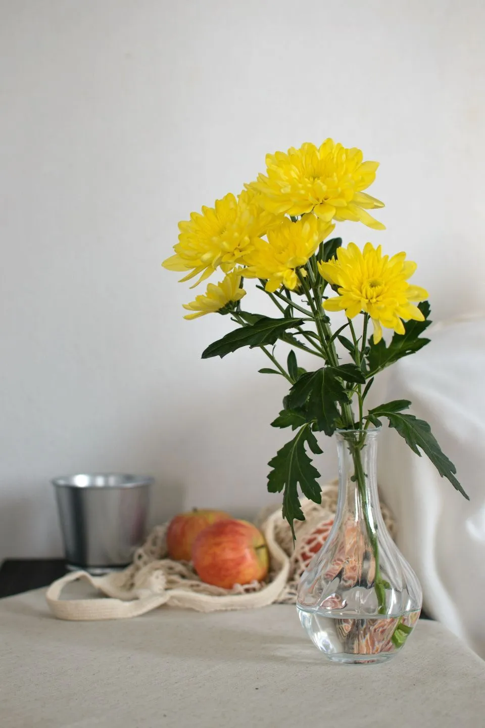 картинка Хризантема кустовая балтика желтая от магазина Цветторг